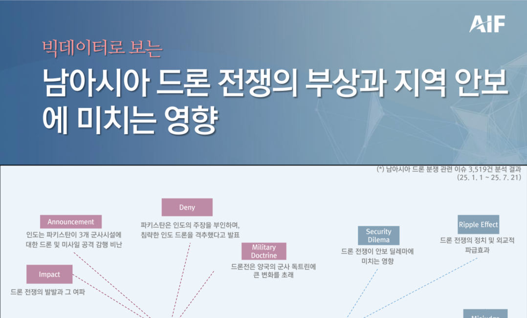 [월간정세변화] 남아시아 드론 전쟁의 부상과 지역 안보에 미치는 영향