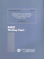 Implications of Economic Reforms in CEECs for DAEs : With Emphasis on the Korean..