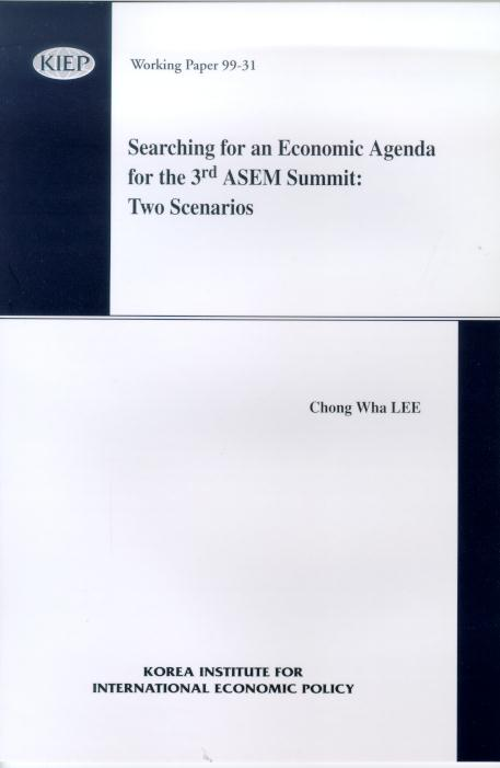Searching for an Economic Agenda for 3rd ASEM Summit