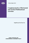 Complementarity of Horizontal and Vertical Multinational Activities