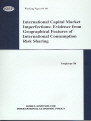 International Capital Market Imperfections: Evidence from Geographical Features ..