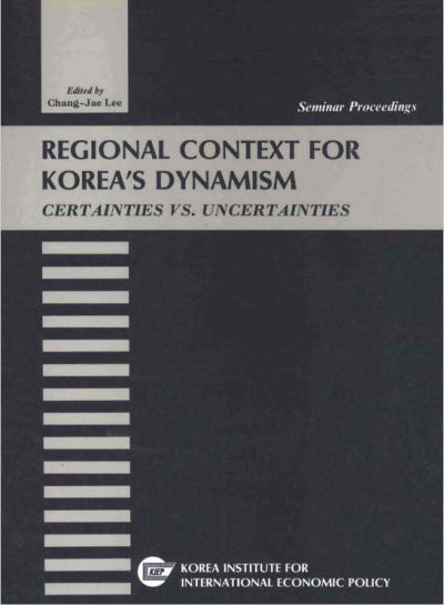Regional Context for Korea’s Dynamism