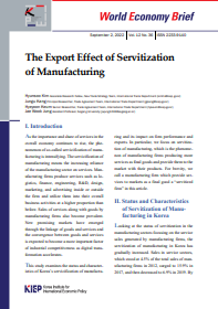 The Export Effect of Servitization of Manufacturing