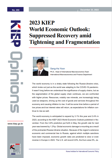 2023 KIEP World Economic Outlook: Suppressed Recovery amid Tightening and Fragmentation