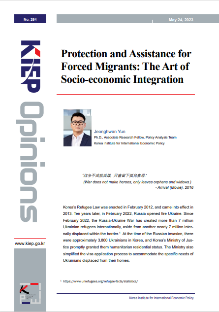 Protection and Assistance for Forced Migrants: The Art of Socio-economic Integration