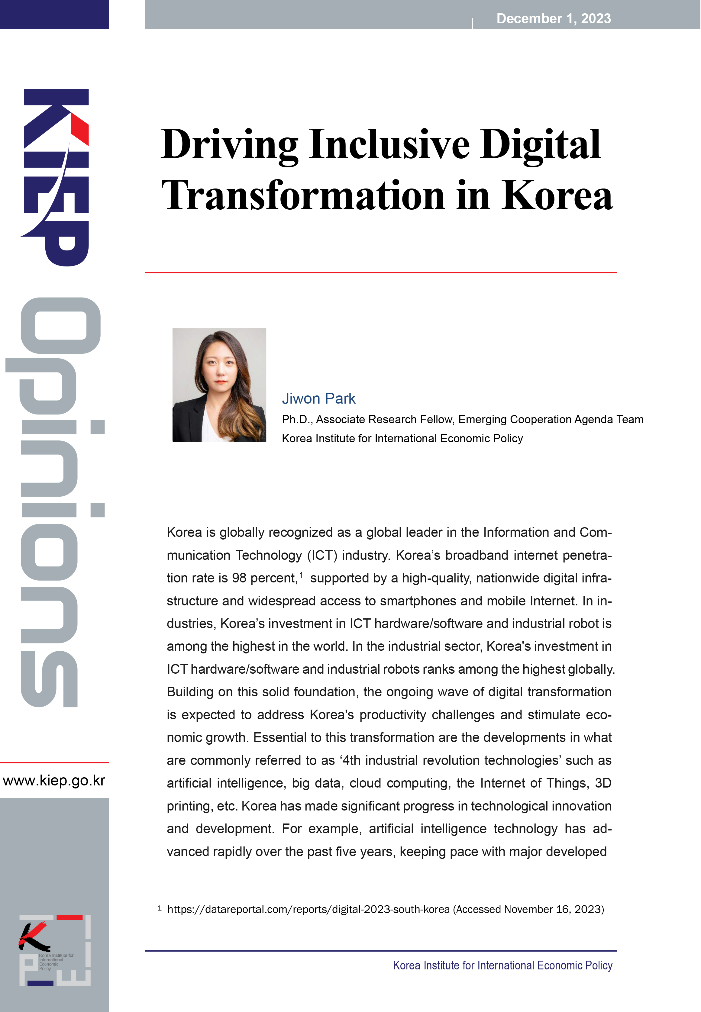 Driving Inclusive Digital Transformation in Korea
