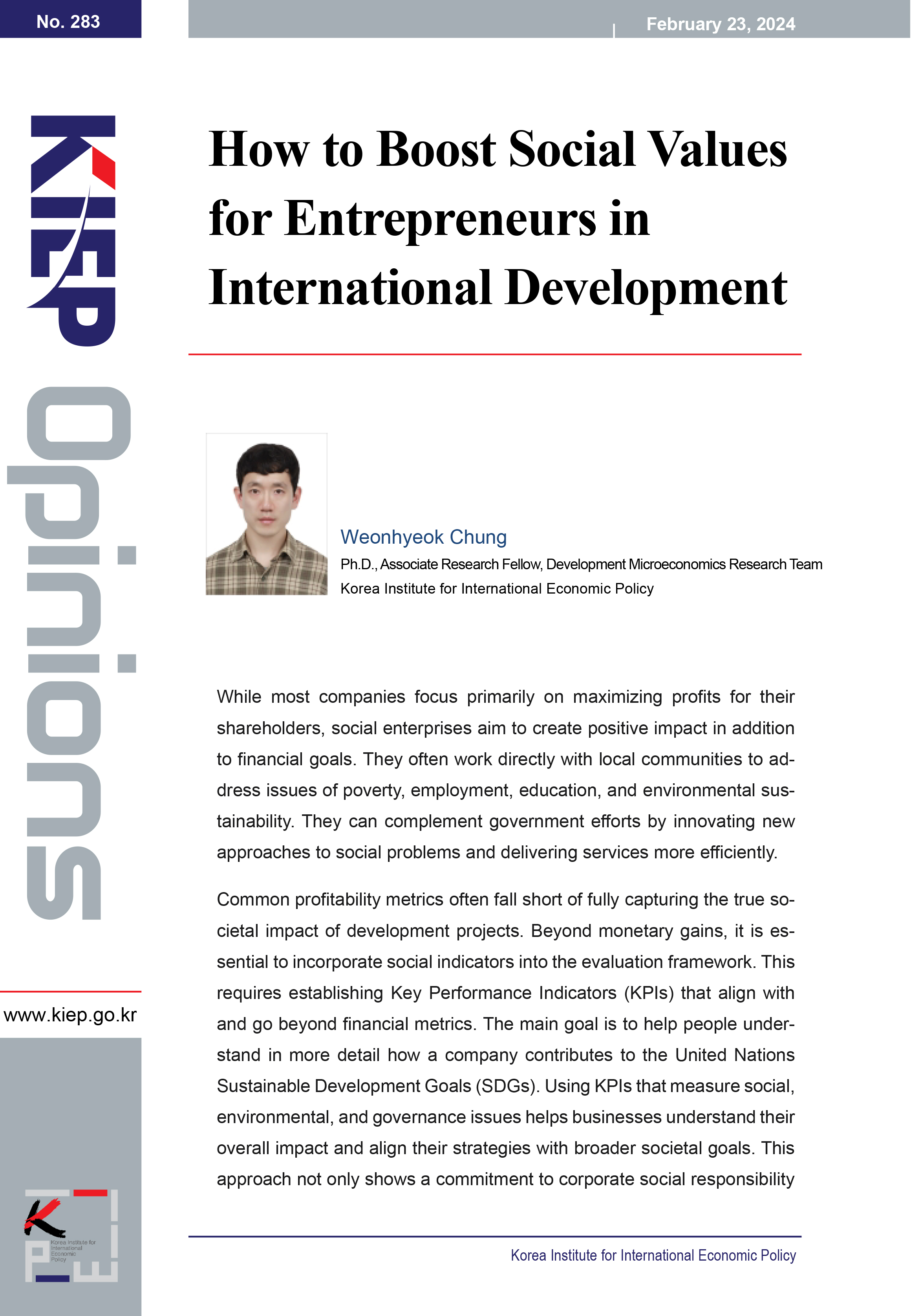 How to Boost Social Values for Entrepreneurs in International Development