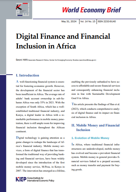 Digital Finance and Financial Inclusion in Africa